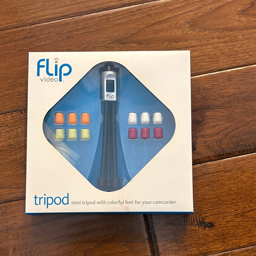 Black Tripod with Colorful Feet